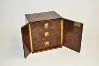 Figured Mahogany Cuban Cigar Humidor
