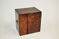 Figured Mahogany Cuban Cigar Humidor