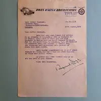 A Small Collection of Unique, Motor Sport-Related Correspond-Sold