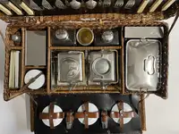 Six-Person Fold-Fronted Picnic Set from circa 1904-Sold