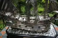 Antique Silver Galleon by William Comyns & Sons Ltd., London 1927