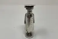 Silver Mr. Popple Chauffeur Pepper Condiment Shaker by Saunders & Shepherd, Chester 1908