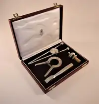 A Superb Art Deco Silver Plated Asprey Cocktail Shaker and Silver Plated Asprey Cocktail Bar Set