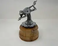 A Very Rare Leaping Frog Mascot by Renevey, France Circa 192-Sold
