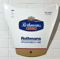 Rothmans Porsche Liveried Original 911 Bonnet Wall Display-For Sale