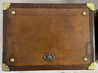 A Pair of Substantial Army and Navy Steamer Trunks-Sold