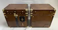 A Pair of Substantial Army and Navy Steamer Trunks-Sold