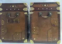 A Pair of Substantial Army and Navy Steamer Trunks-Sold