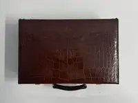 Small Crocodile Skin Case bearing the Initials A.R.