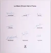Le Mans Centenary Multi-Signed Hall of Fame Opus-For Sale