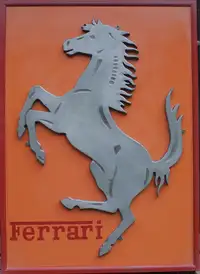 Cold Caste Aluminium Ferrari Cavallino Rampante 400-Sold