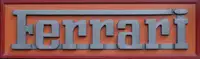 Ferrari Script Sign-Sold