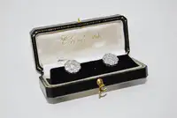 Antique Diamond Cluster Earrings