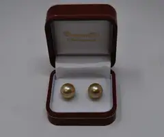 Golden South Sea Pearl Earrings