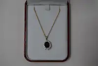 Ruby and Diamond Pendant