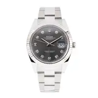 Rolex Datejust 41mm Rhodium Diamond Dot Dial 2022 Box & Papers 