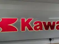 c1990 Kawasaki Outdoor Dealer Sign-Sold