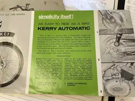 1963 Kerry Capitano De-Luxe 48cc-Sold