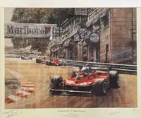 Hand-Signed Print From Carlos Ferrigon Featuring Jody Sheckt-For Sale