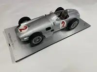 Stirling Moss-Signed Mercedes-Benz W196 Highly Detailed Scal-For Sale