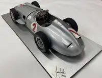 Stirling Moss-Signed Mercedes-Benz W196 Highly Detailed Scal-For Sale