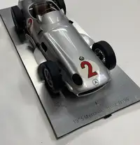 Stirling Moss-Signed Mercedes-Benz W196 Highly Detailed Scal-For Sale