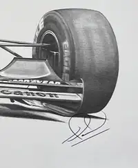Red 5 and Nigel Mansell Limited Edition Alan Stammers Print-Sold