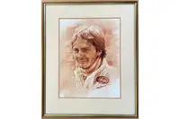 Gilles Villeneuve Original Craig Warwick Portrait-Sold