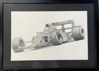 Nigel Mansell 1988 Ferrari F641 Alan Stammers Original Artwo-For Sale