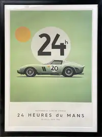 Large Print of the Ferrari 250 GTO #20 at Le Mans 1962-Sold