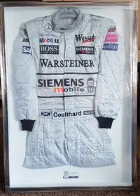 2003 David Coulthard McLaren Mercedes Race Suit-Sold