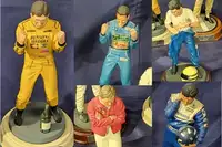 Five Motor Racing Legends Highly Detailed Figurines-Sold