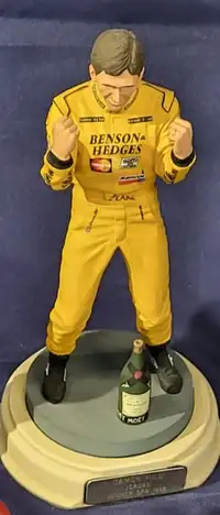 Five Motor Racing Legends Highly Detailed Figurines-Sold