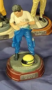 Five Motor Racing Legends Highly Detailed Figurines-Sold