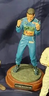 Five Motor Racing Legends Highly Detailed Figurines-Sold