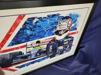 Limited Edition Nigel Mansell CBE Signed Print by David John-Sold