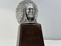 Guy Motors Limited Red Indian Head Mascot-Sold