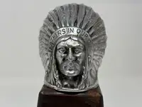 Guy Motors Limited Red Indian Head Mascot-Sold