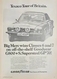 1975 Mercedes-Benz 450 SLC (C107) - Class Winning Rally Car-Sold