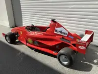 Childrens' Schumacher Ferrari Homage Petrol Powered F1 Kart -Sold