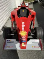 Childrens' Schumacher Ferrari Homage Petrol Powered F1 Kart -Sold
