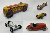 A Selection of Five Early 20th Century Tin Cars-For Sale