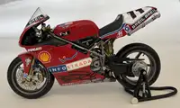 A Collection of 10 1:12th Scale Racing Bikes Signed by Their-For Sale