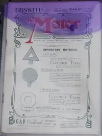 1906 The Motor Magazine Collection-Sold