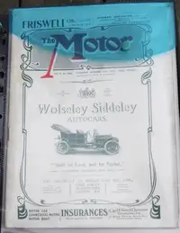 1906 The Motor Magazine Collection-Sold
