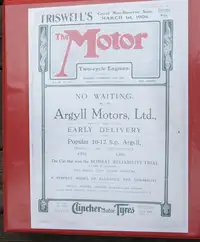 1906 The Motor Magazine Collection-Sold