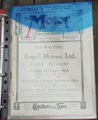1906 The Motor Magazine Collection-Sold