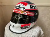 Replica Helmet with Original Schumacher Signature on Visor-For Sale