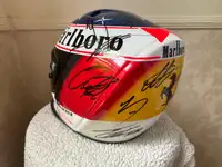 Replica Helmet with Original Schumacher Signature on Visor-For Sale