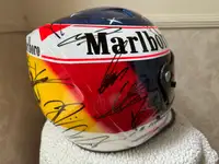 Replica Helmet with Original Schumacher Signature on Visor-For Sale